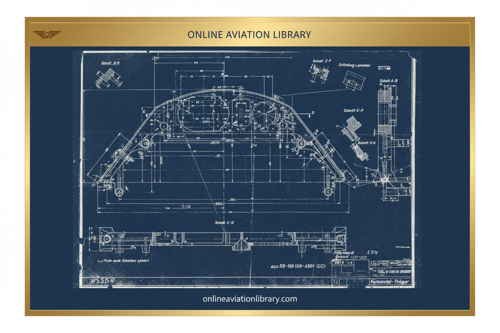 Instrument Frame Dimensioned Navy