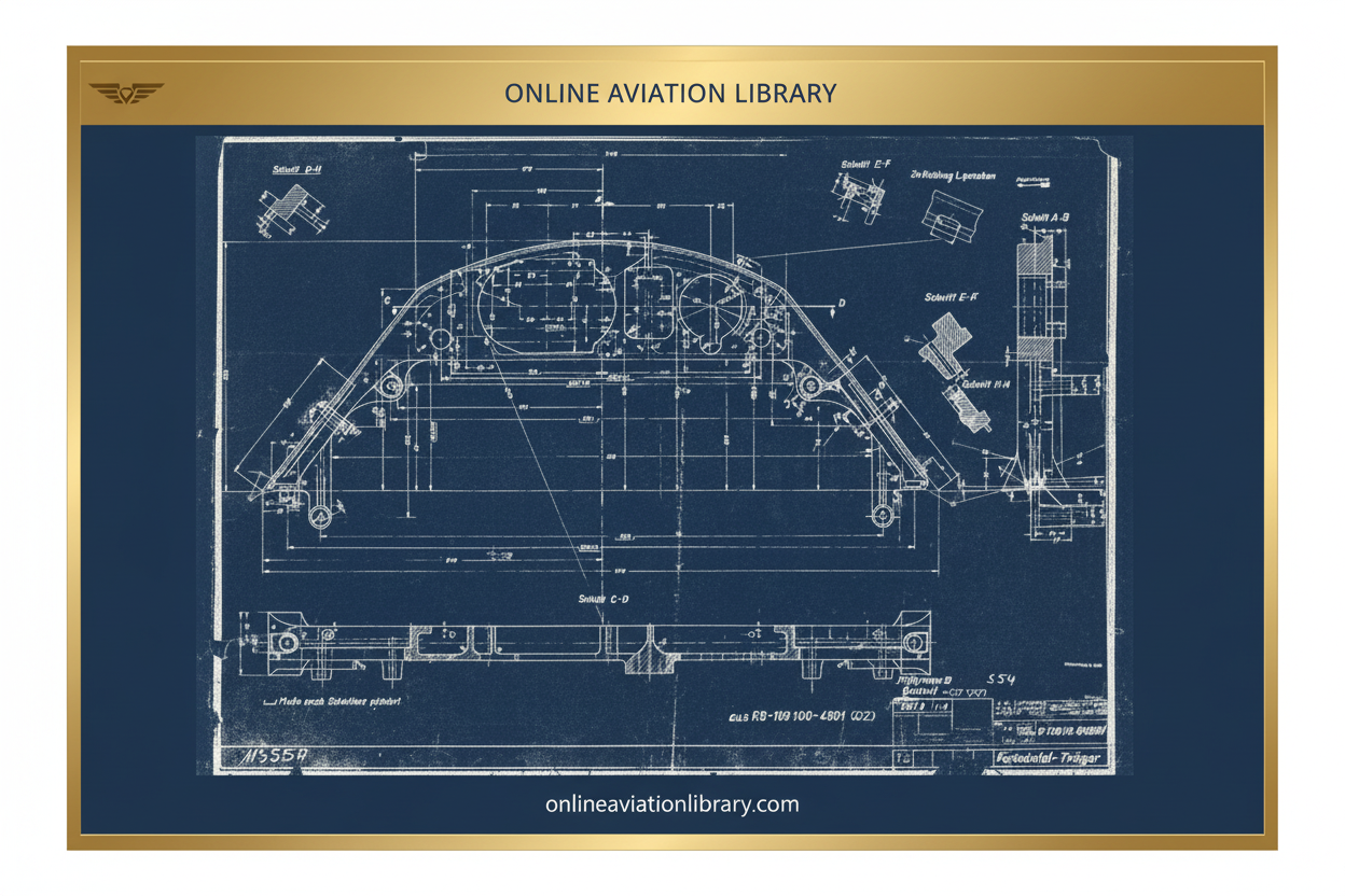 Instrument Frame Dimensioned Navy