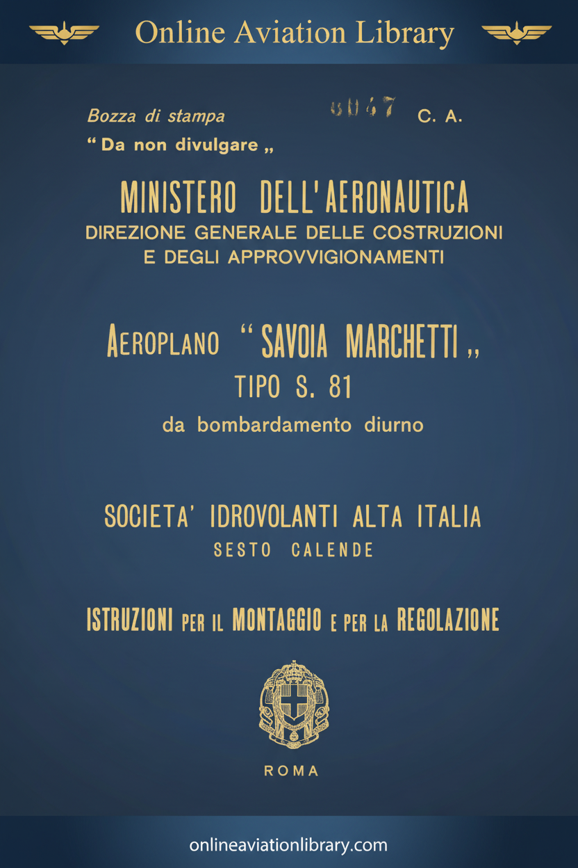 Istruzioni Montaggio 1935 Cover