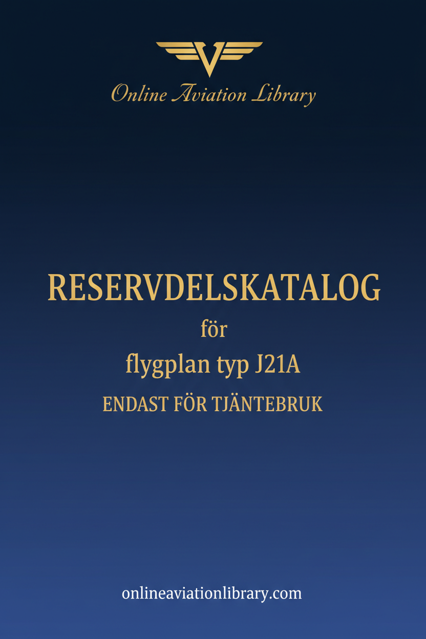 J21A Reservdelskatalog Text-Only Standard Cover Page
