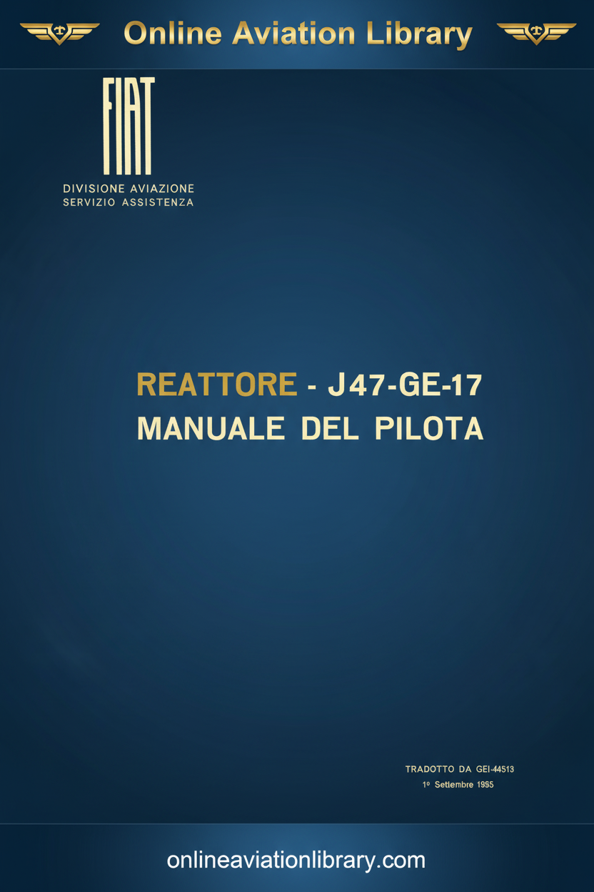 J47-GE-17 Manuale del Pilota Cover