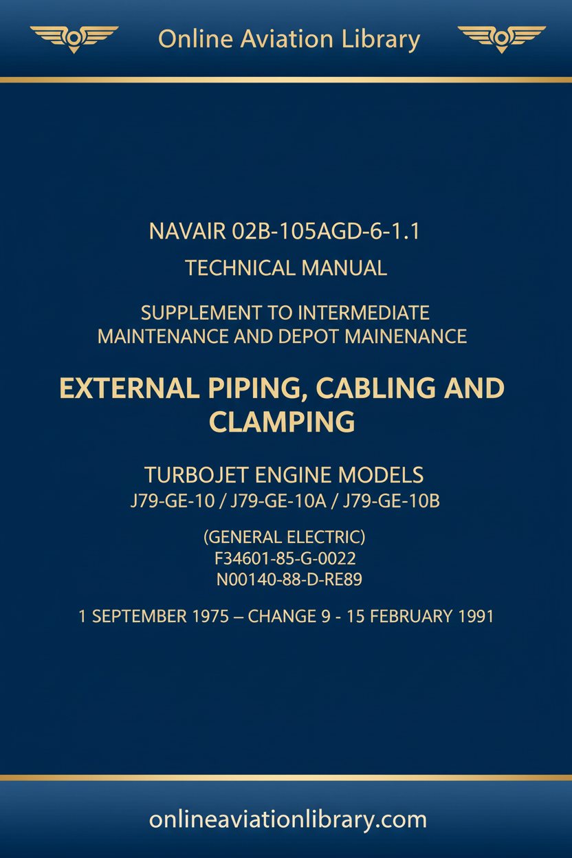 J79-GE-10 External Piping Cover Page