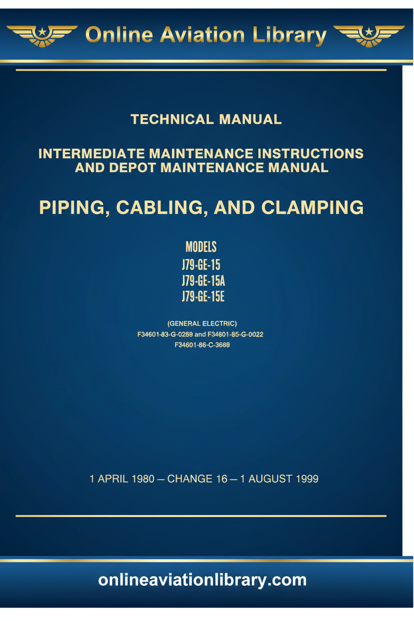 J79-GE-15 Piping Cabling and Clamping Cover Page