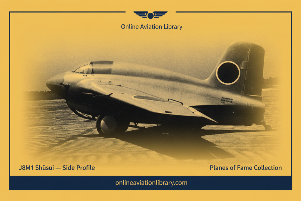 J8M Shūsui — Gold Side Profile Banner