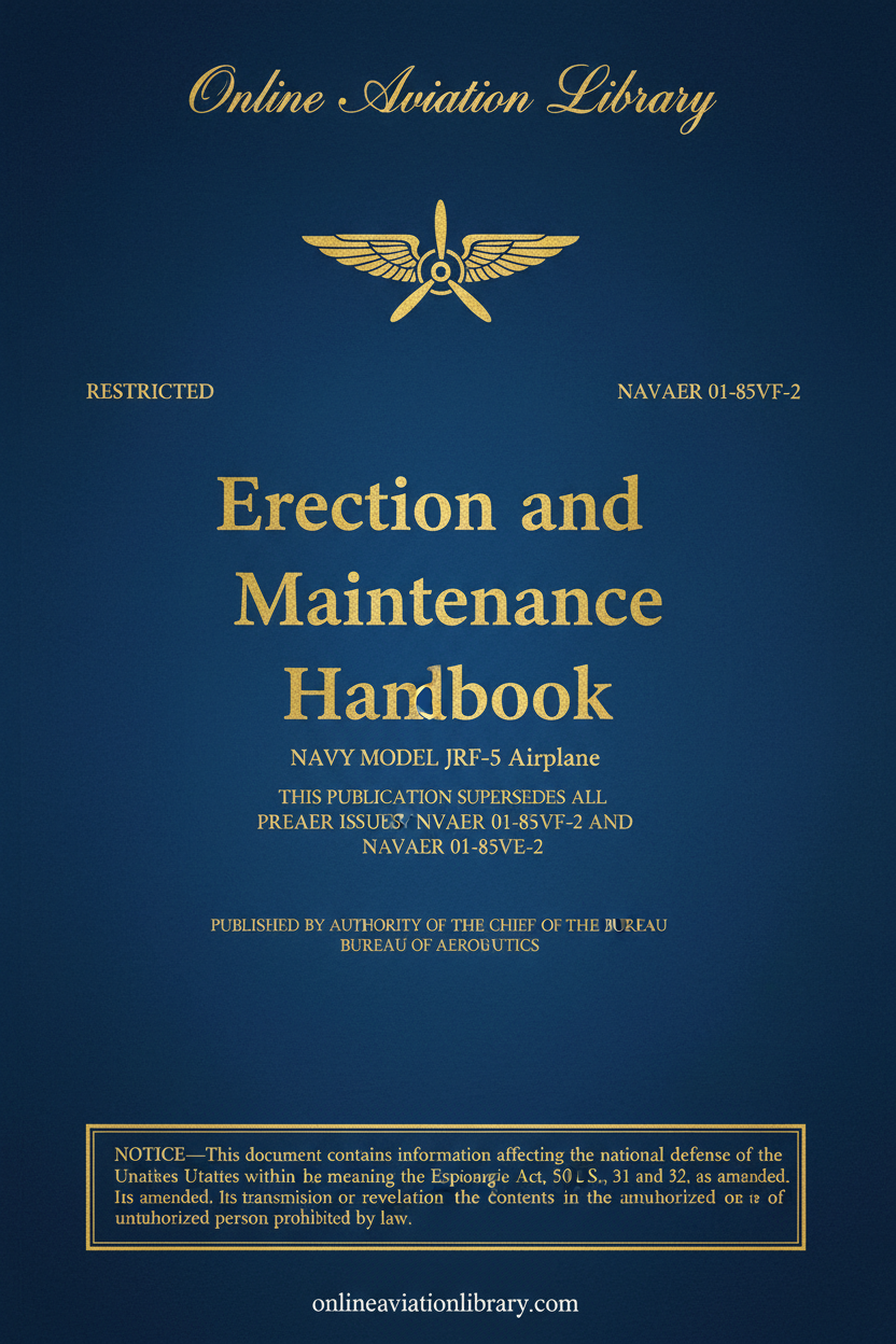 JRF-5 Erection and Maintenance Handbook Cover