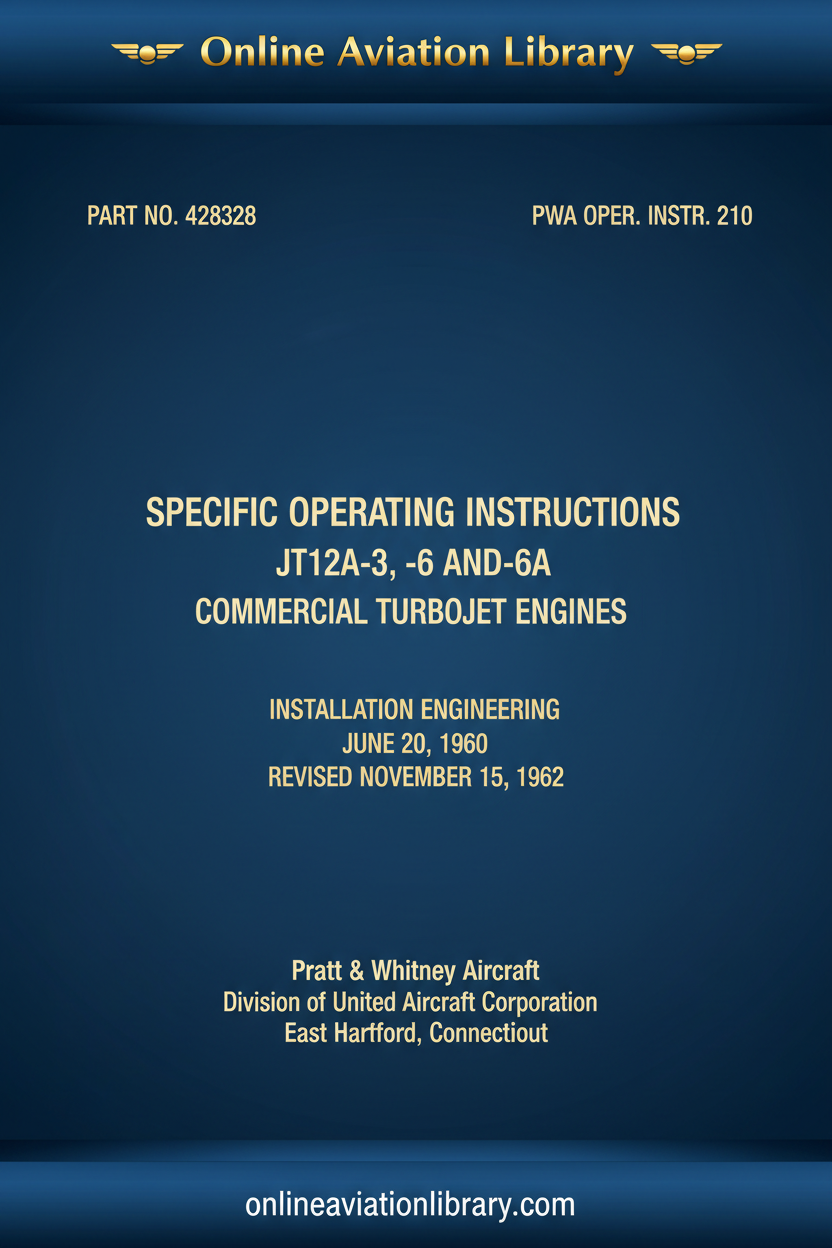JT12A Operating Instructions Cover Page
