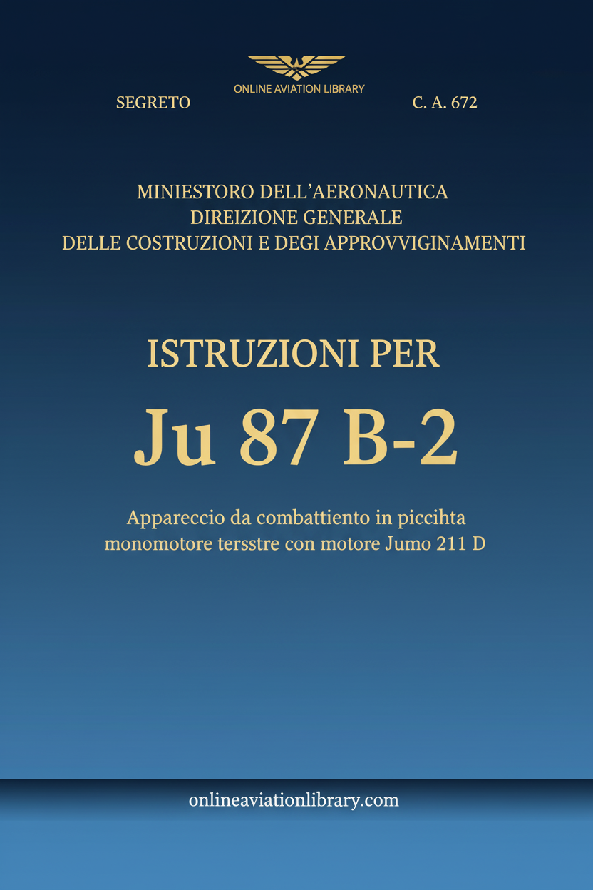 Ju 87 B-2 Istruzioni Standard Cover Page
