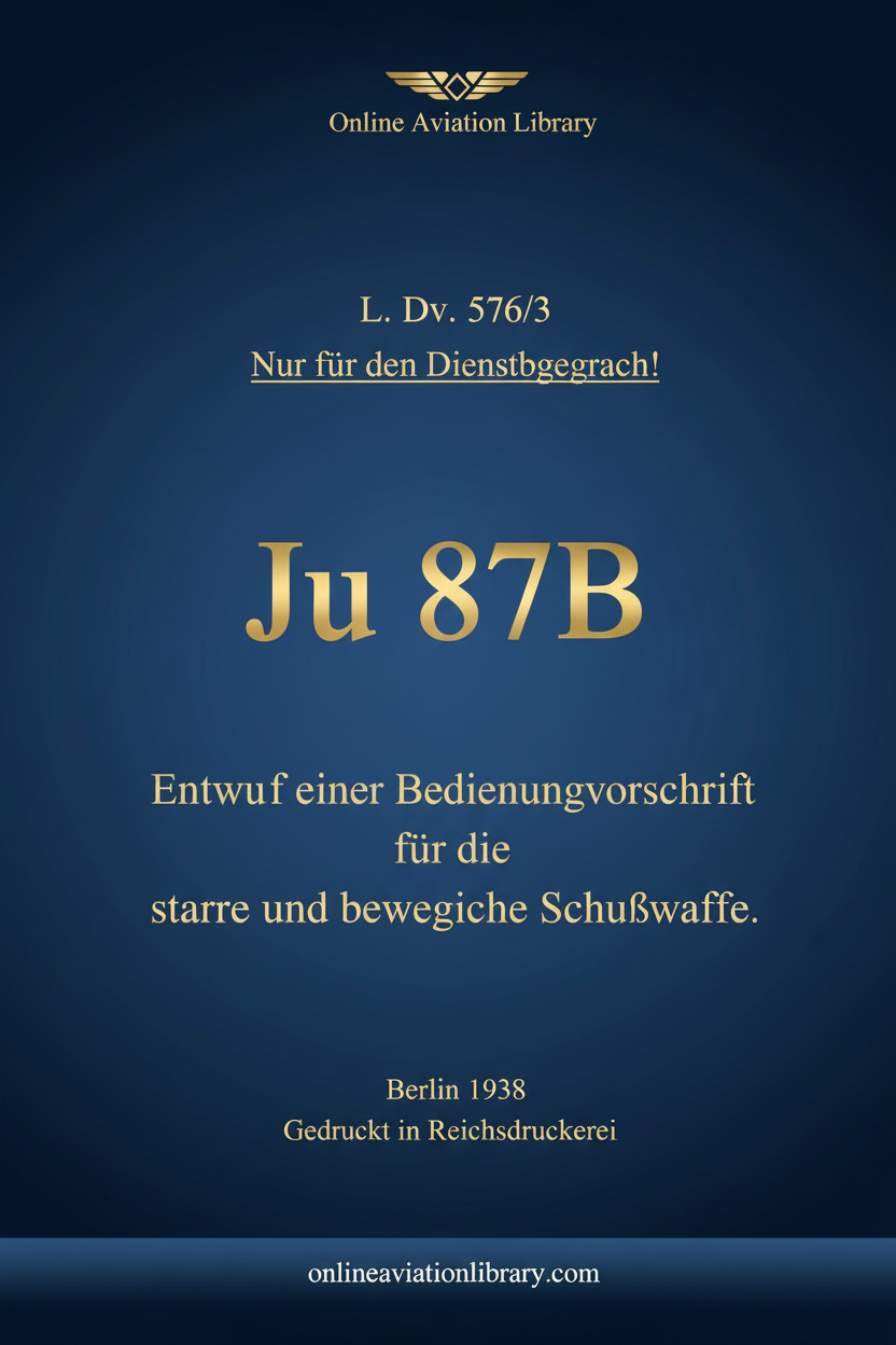 Ju 87 B Schußwaffe Standard Cover Page