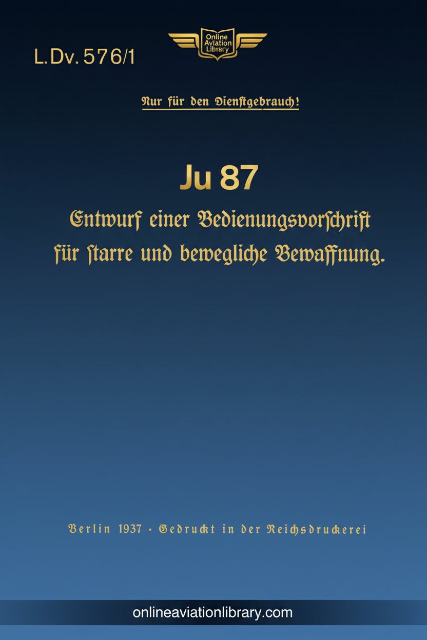 Ju 87 Bewaffnung Standard Cover Page