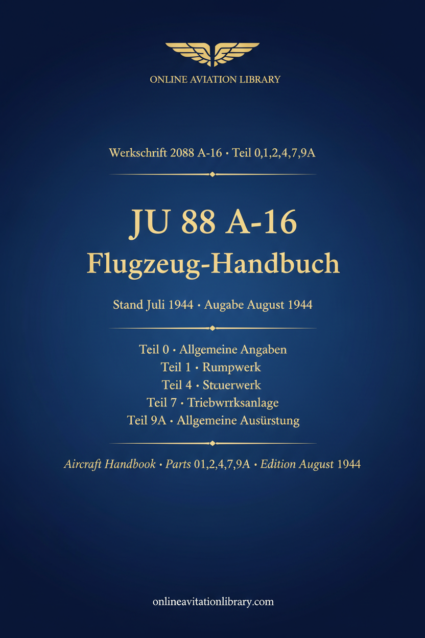 Ju 88 A-16 OAL Cover