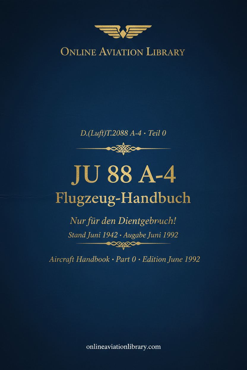 Ju 88 A-4 OAL Cover