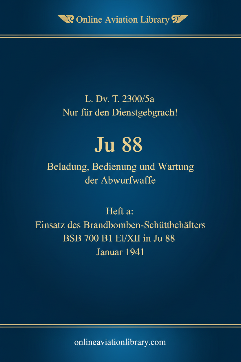 Ju 88 BSB 700 cover