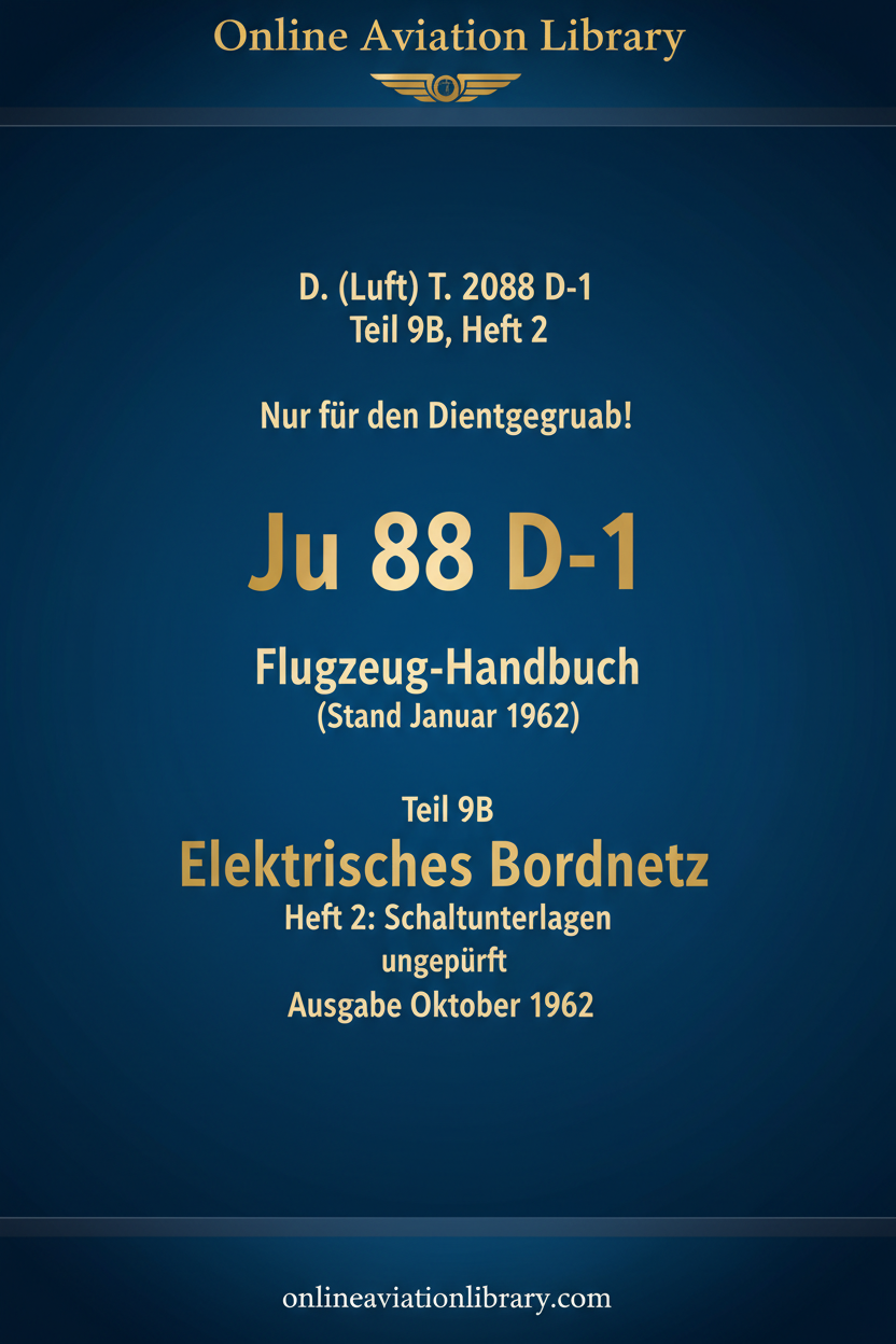Ju 88 D-1 Teil 9B cover