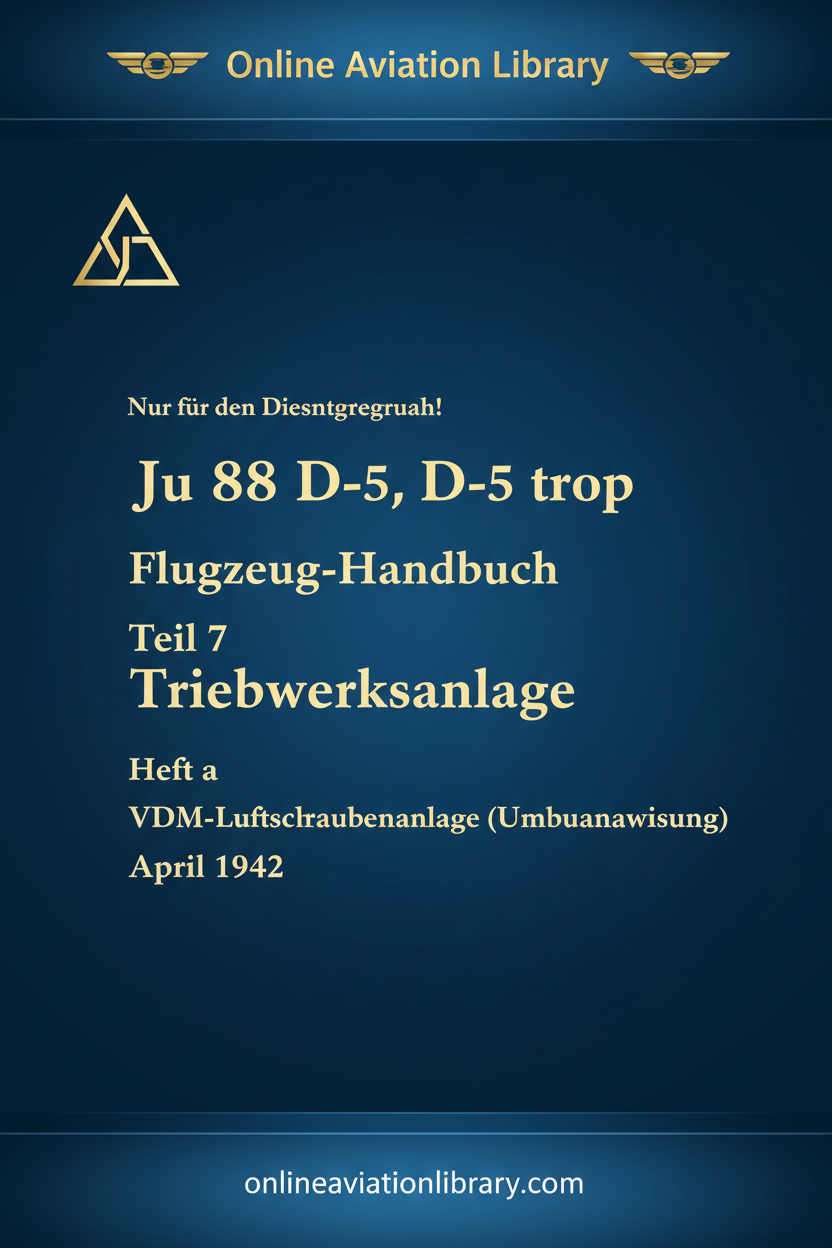 Ju 88 D-5 trop Teil 7 cover