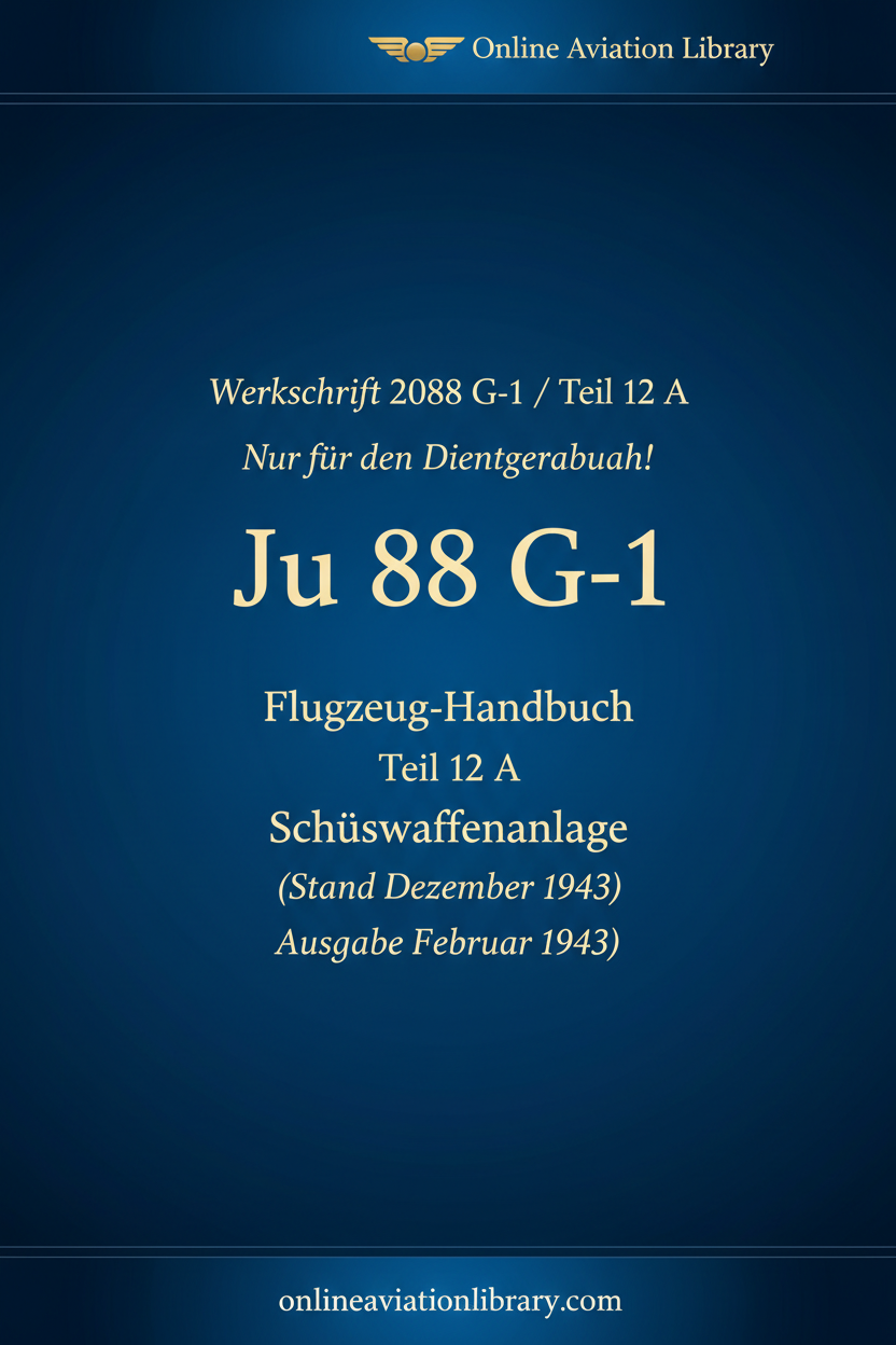 Ju 88 G-1 Teil 12A cover