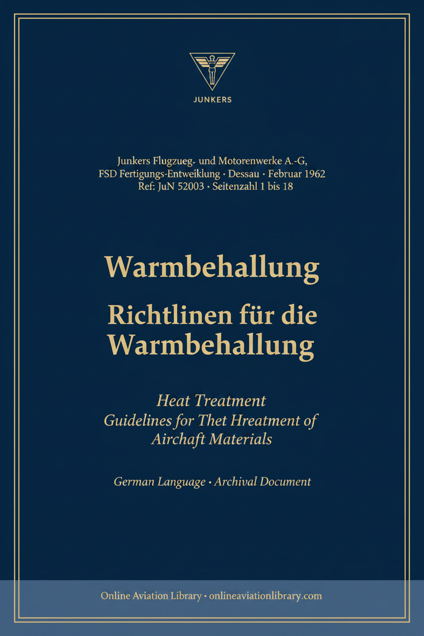 Junkers Heat Treatment — OAL Cover