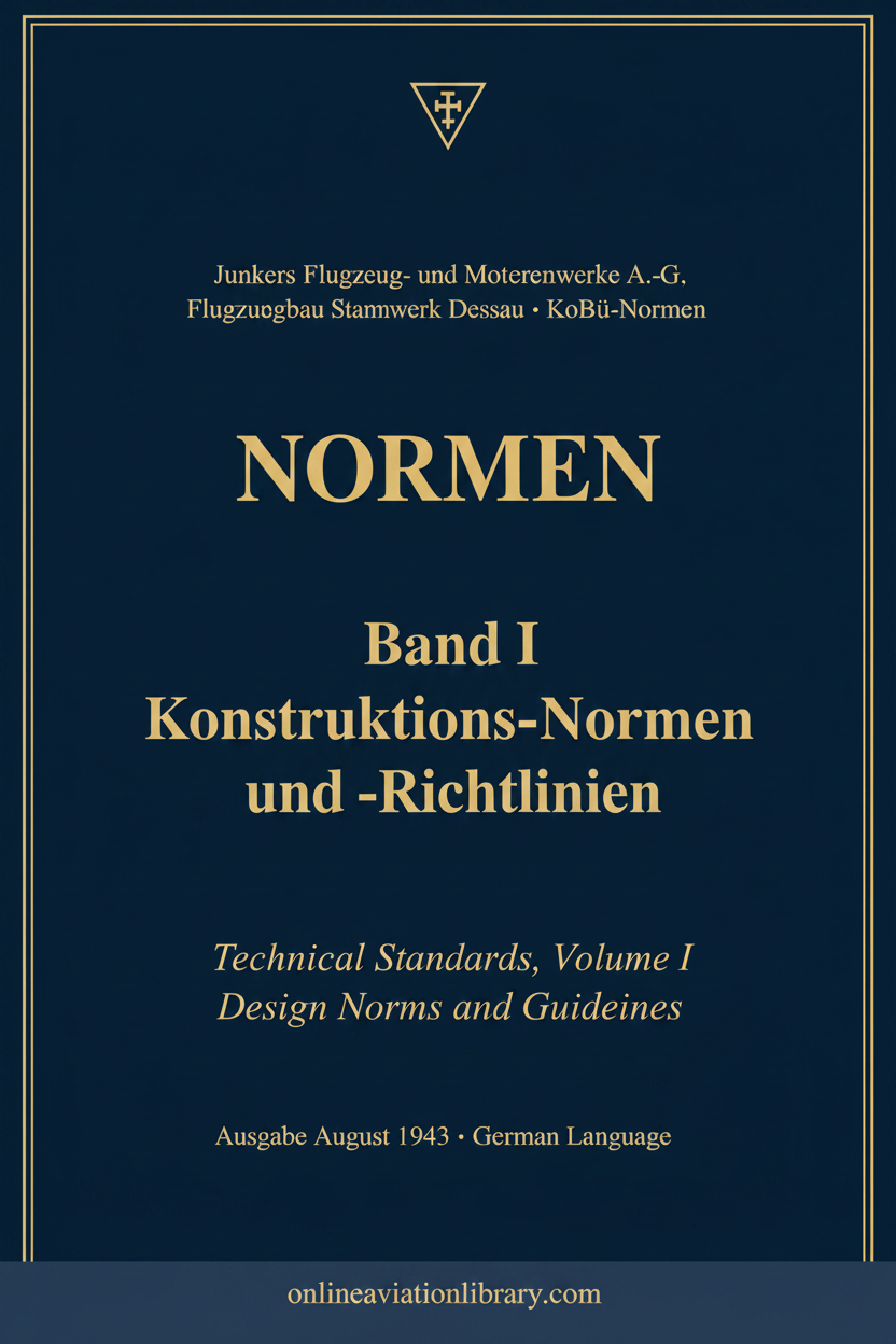 Junkers Normen Band I — OAL Cover