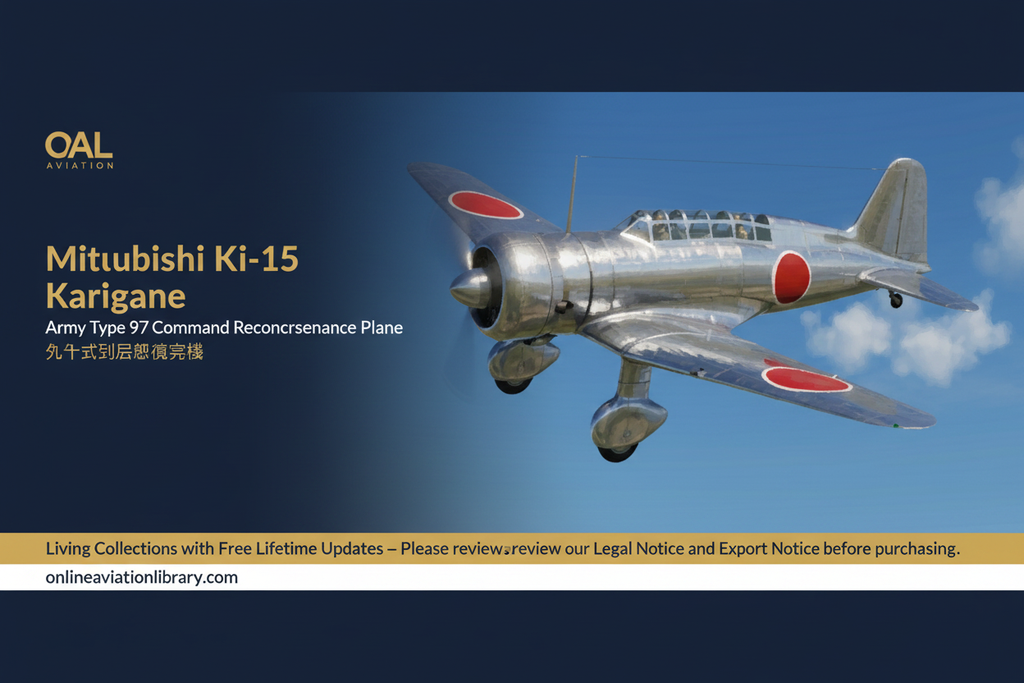 Ki-15 Karigane In Flight Banner