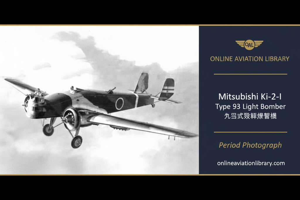 Ki-2 — Classic Navy — B&W Period Photo