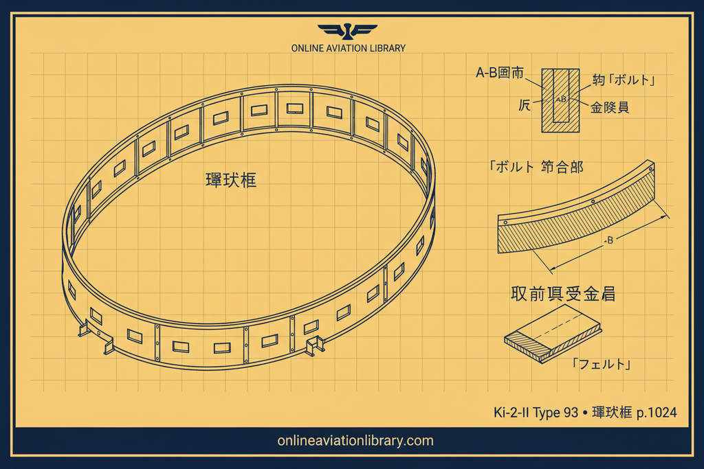 Ki-2 Louise — Gold — Fuselage Ring Frame