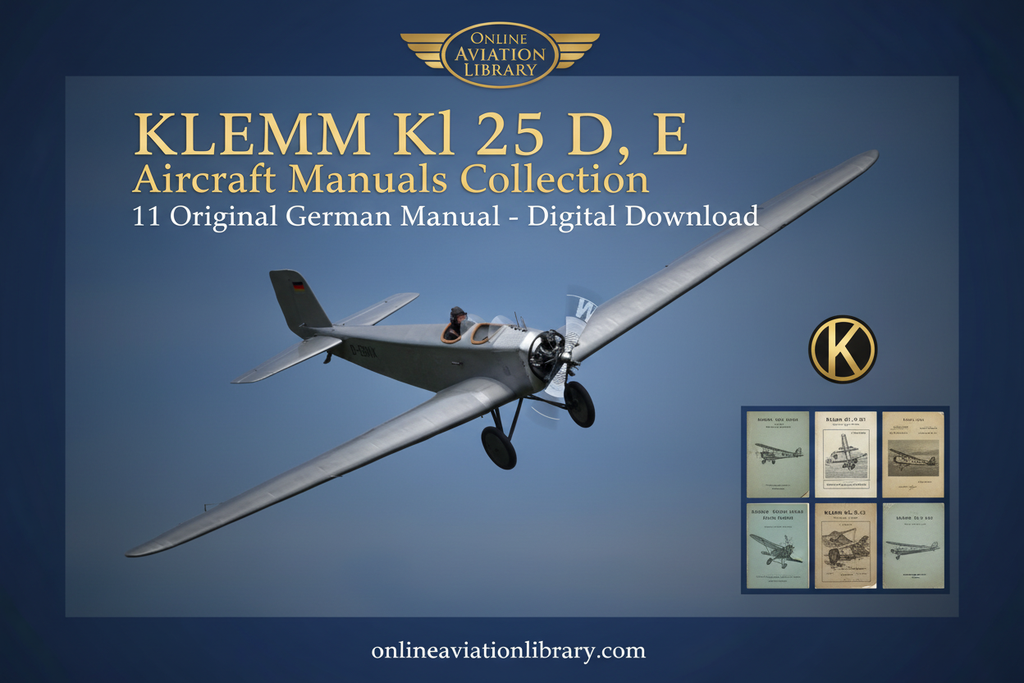 Klemm Kl 25 Promotional Banner