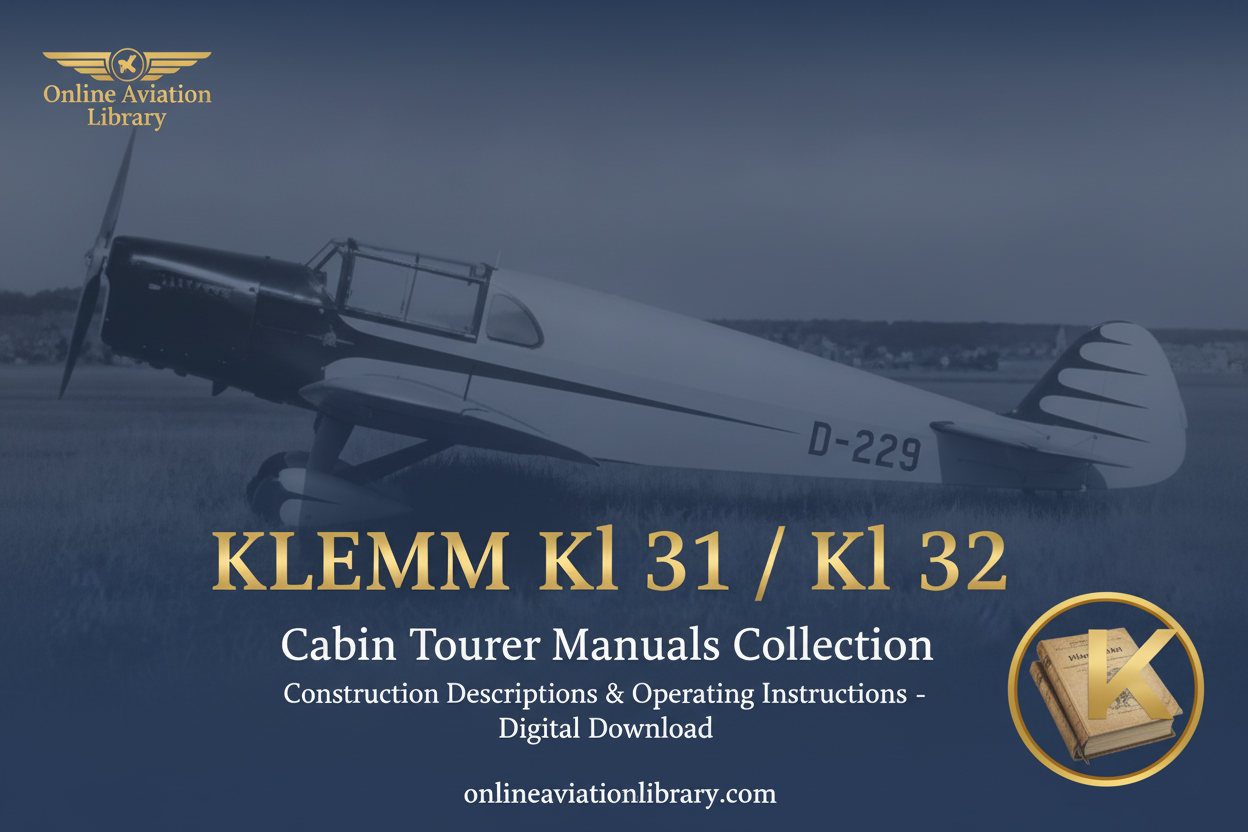 Klemm Kl 31 / Kl 32 Promotional Banner