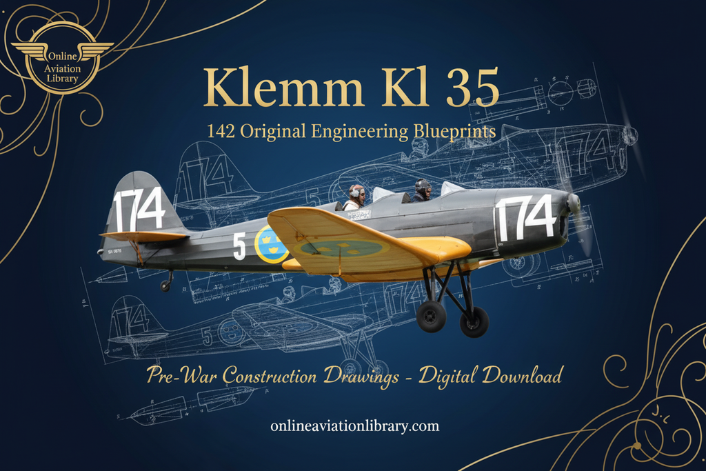 Klemm Kl 35 Banner - Horizontal 1