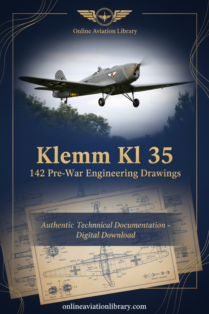Klemm Kl 35 Banner - Vertical