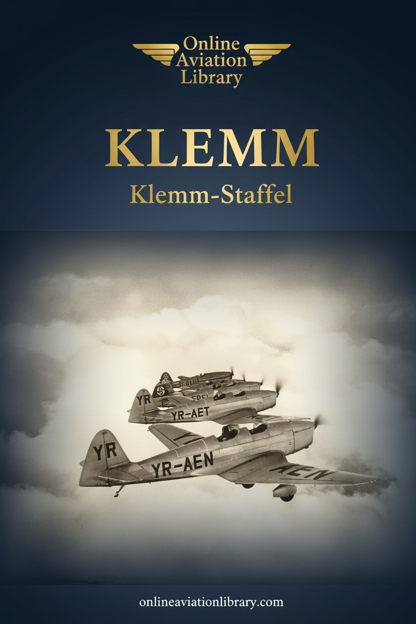 Klemm-Staffel Standard Cover Page