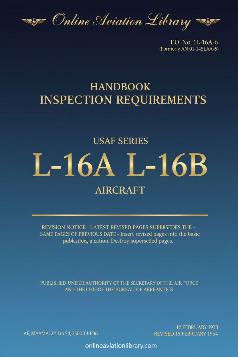 L-16A and L-16B Inspection Requirements Cover Page