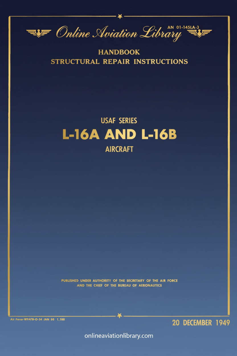 L-16A and L-16B Structural Repair Instructions Cover Page