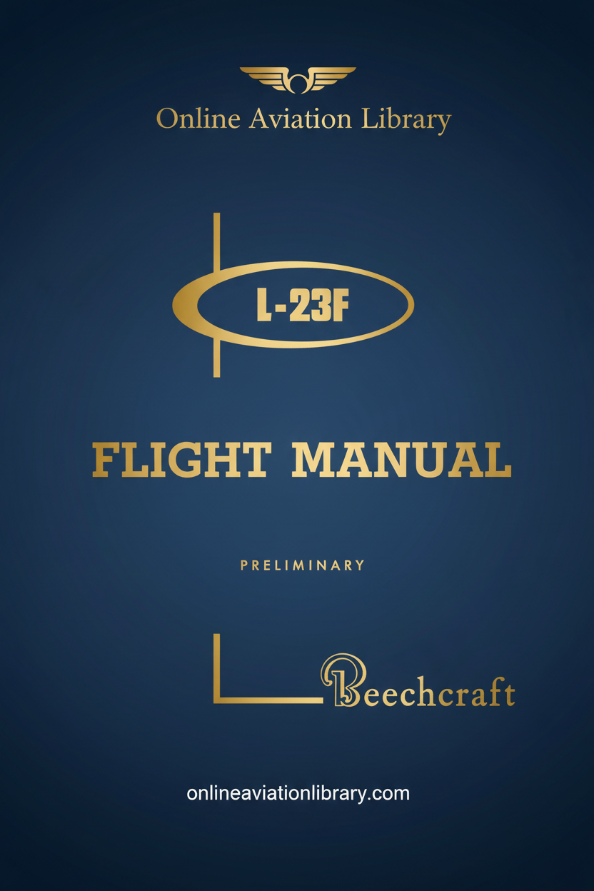 L-23F Flight Manual Cover