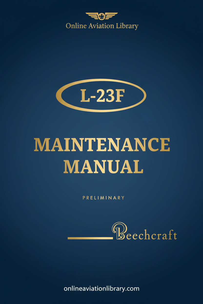L-23F Maintenance Manual Cover