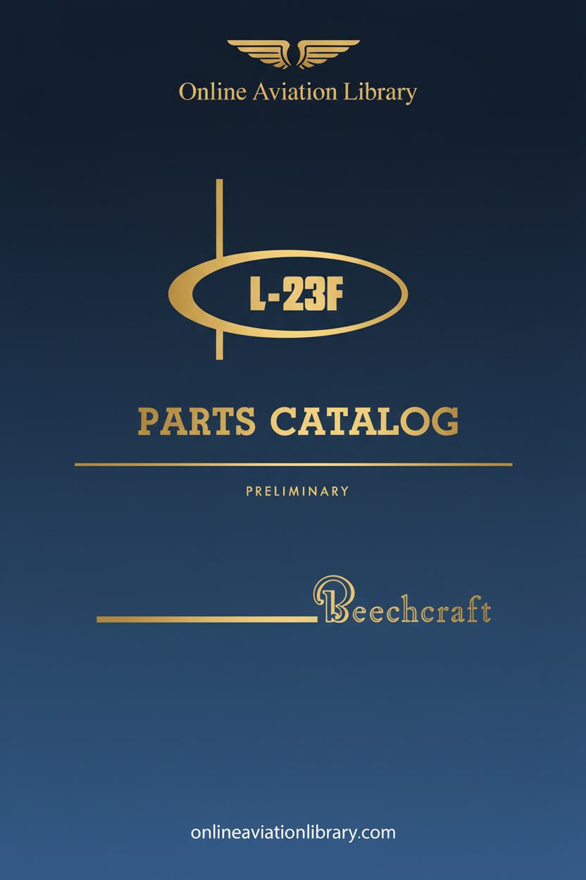 L-23F Parts Catalog Cover