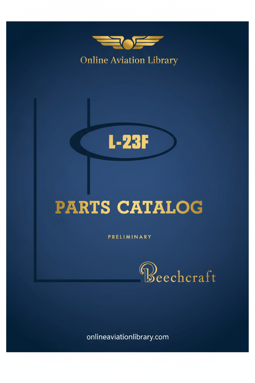 L-23F Parts Catalog Cover