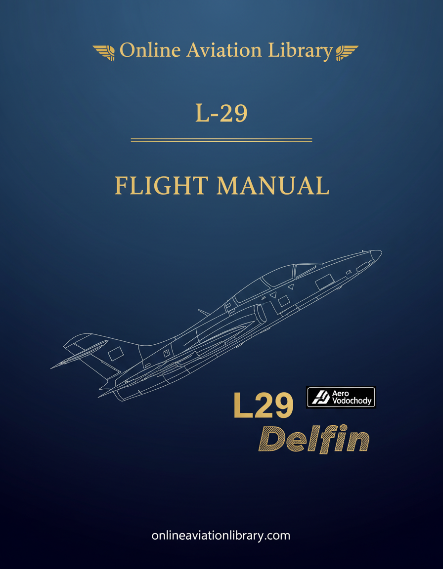 L-29 Flight Manual Cover Page