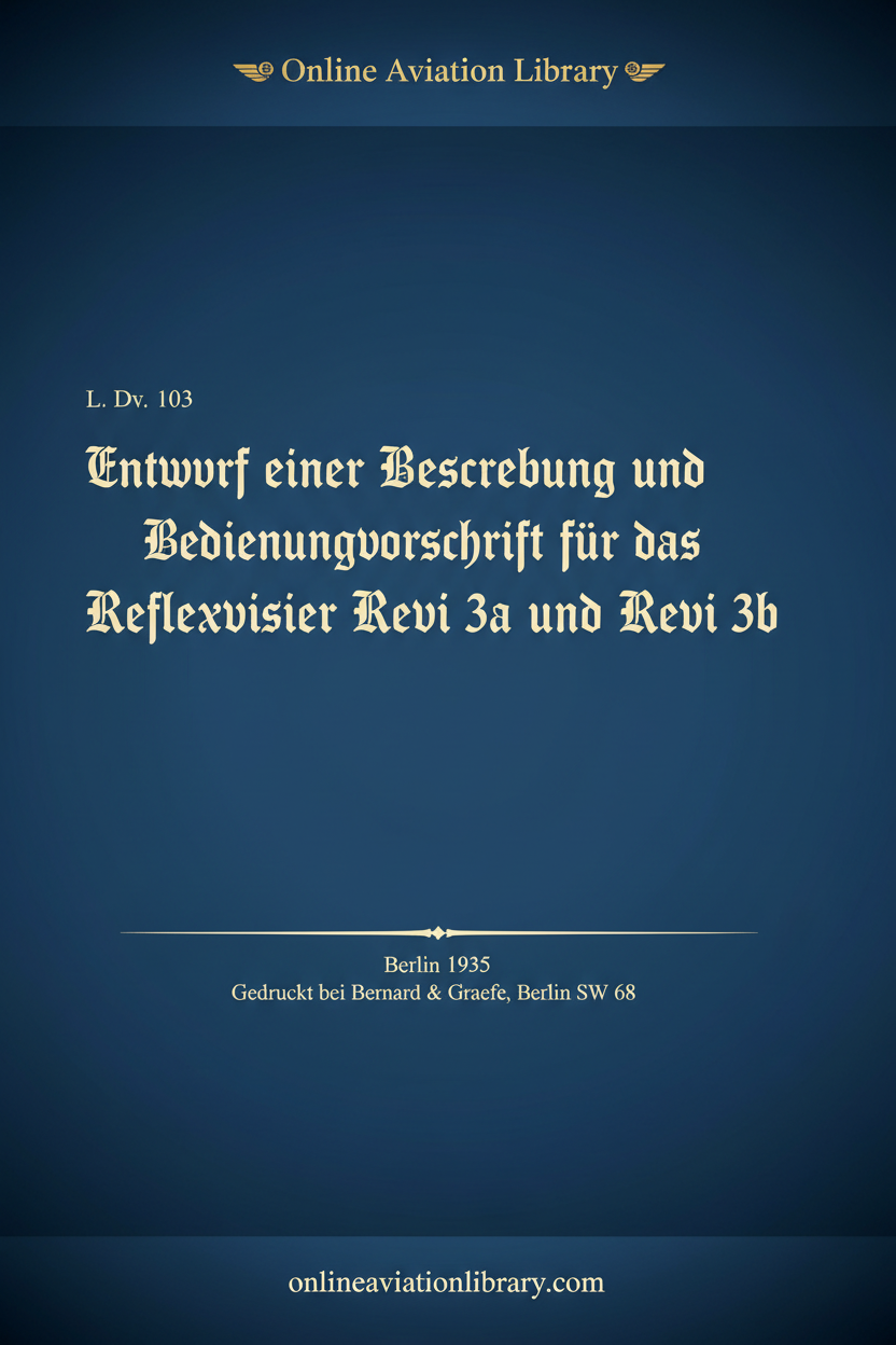 L.Dv.103 - Reflexvisier Revi 3a und 3b