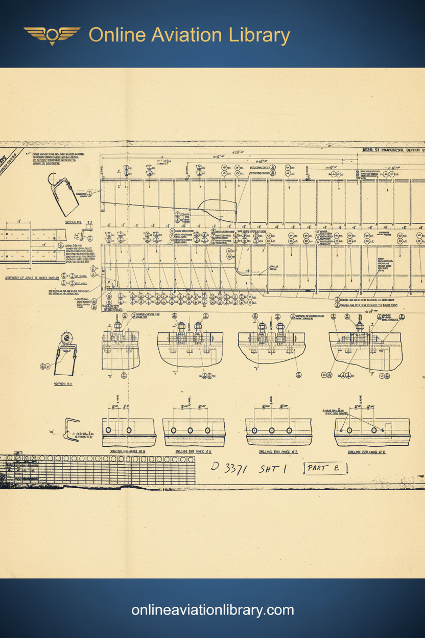 Lancaster Blueprints Cover Page Yellow