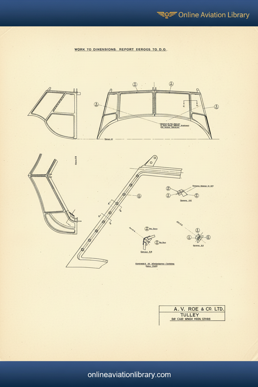 Lancaster Blueprints Cover Page Yellow
