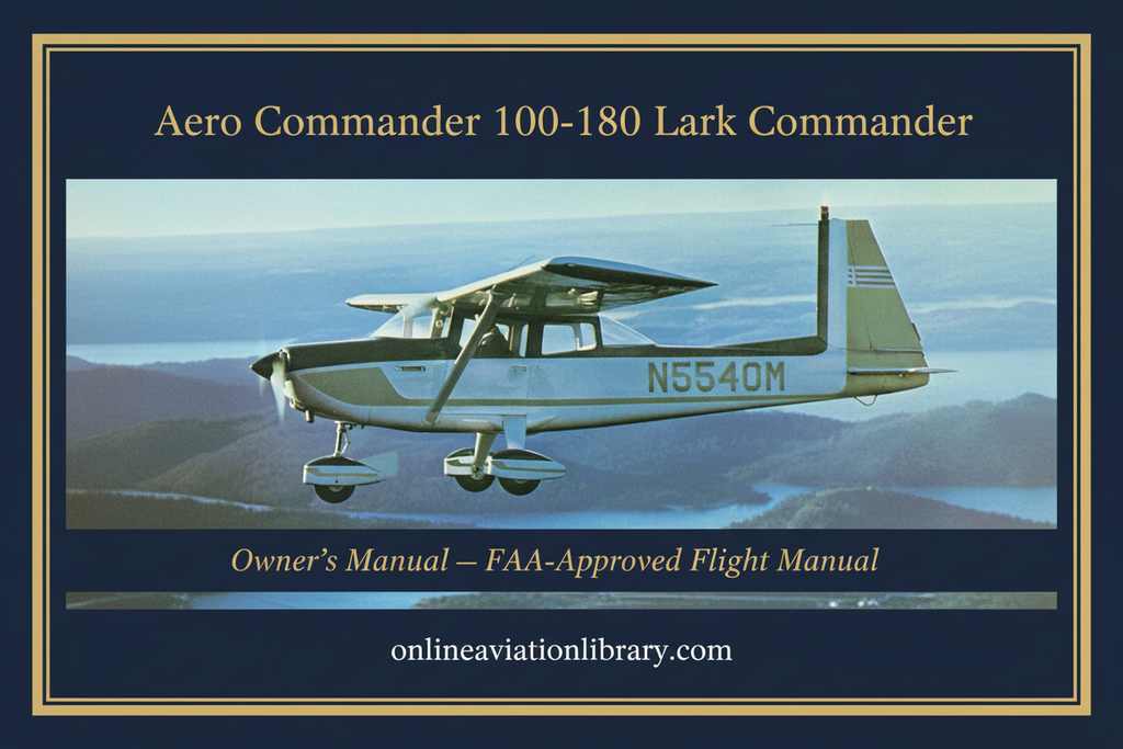Lark Commander Vintage Flight Banner