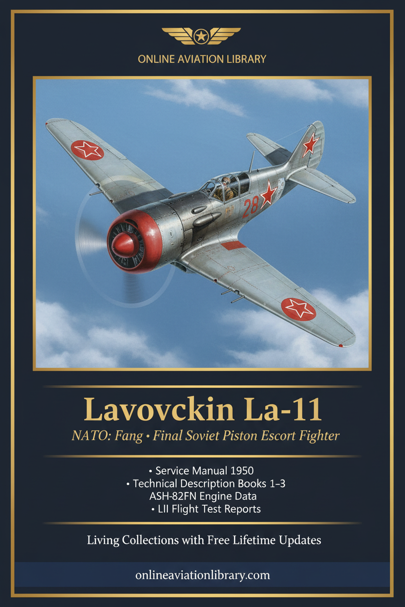 Lavochkin La-11 Portrait Banner