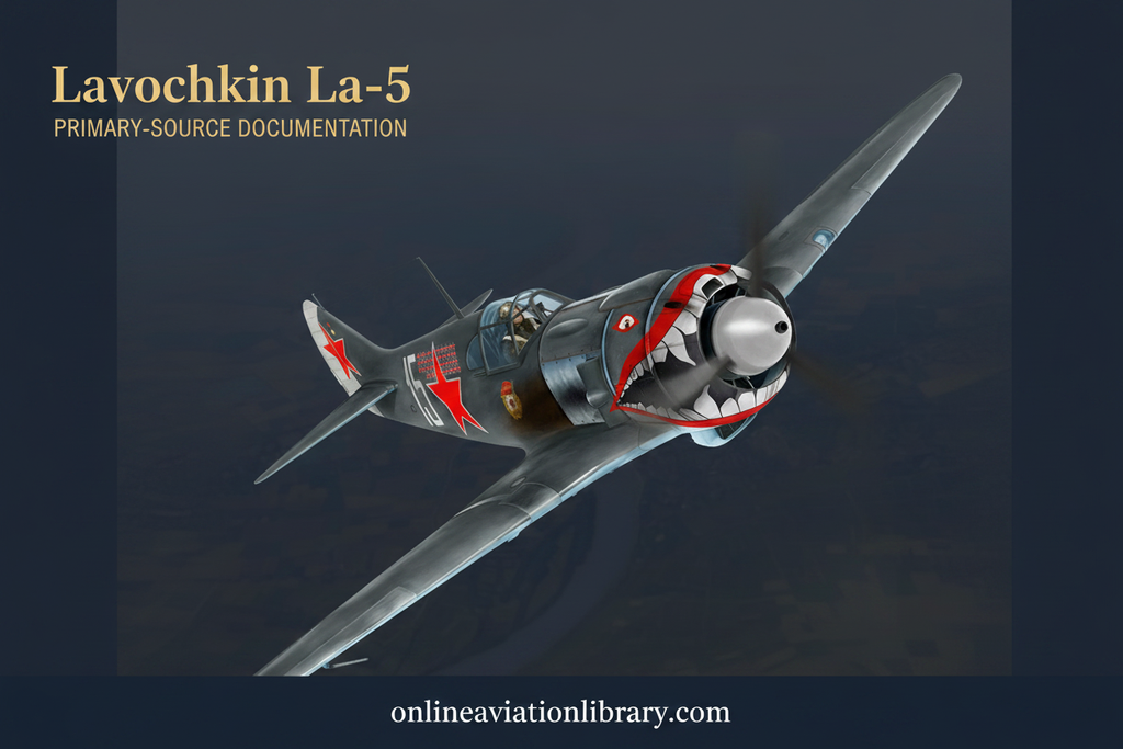 Lavochkin La-5 Shark Mouth Banner