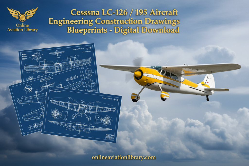 LB4 Banner - Yellow Cessna 195