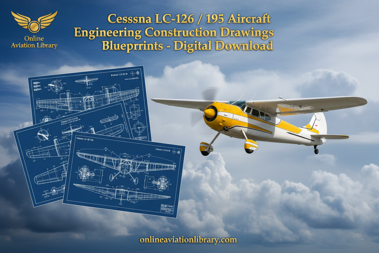 LB4 Banner - Yellow Cessna 195