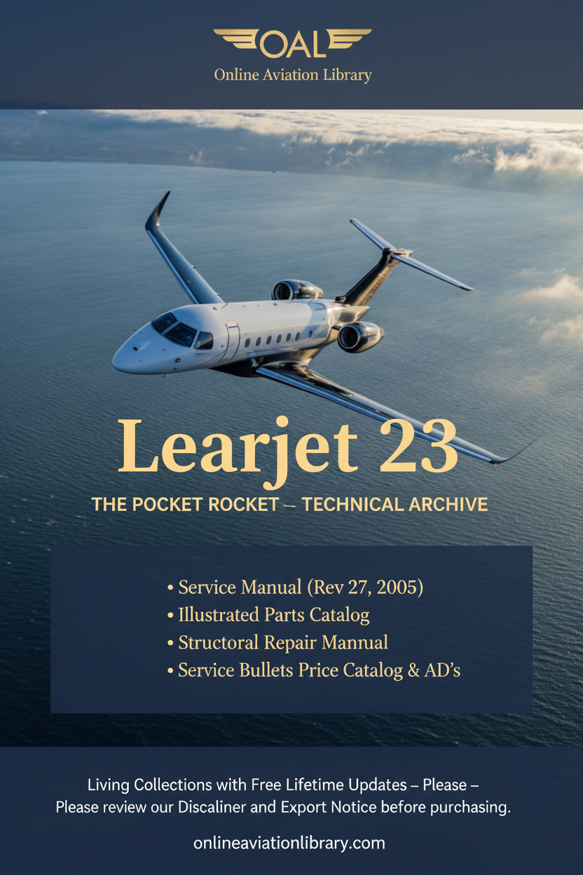 Learjet 23 Portrait Banner