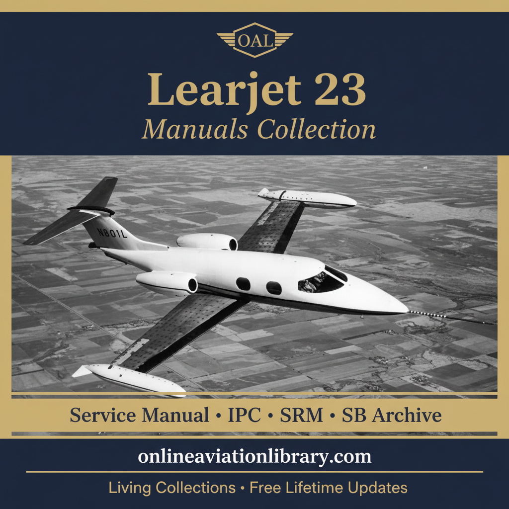 Learjet 23 Square Banner