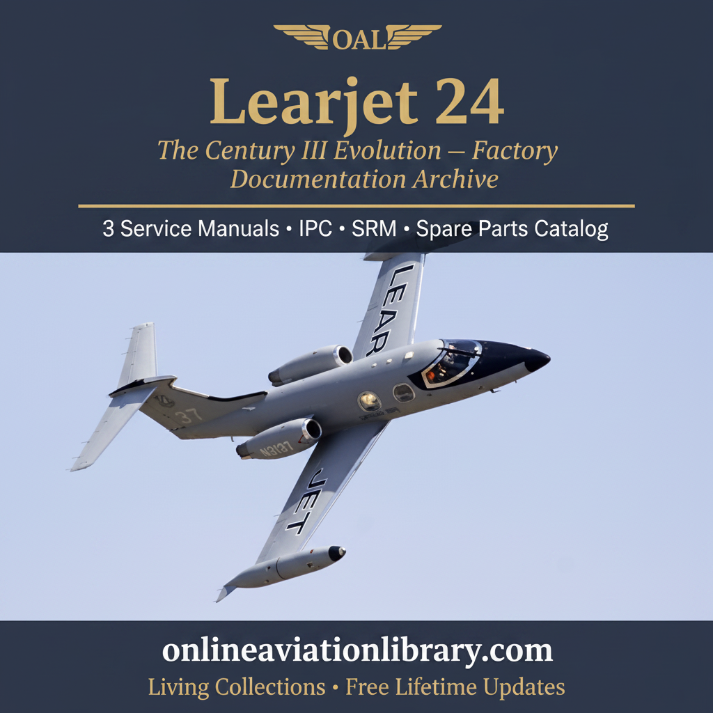 Learjet 24 Square Banner