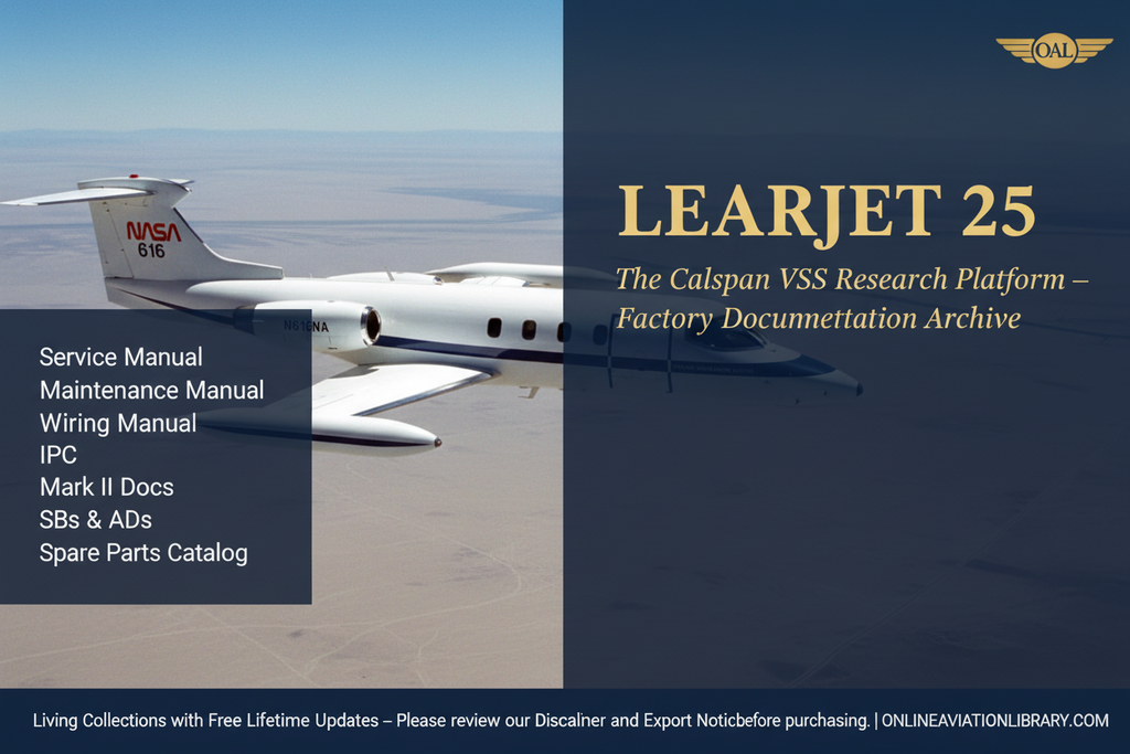 Learjet 25 NASA Desert Hero Banner