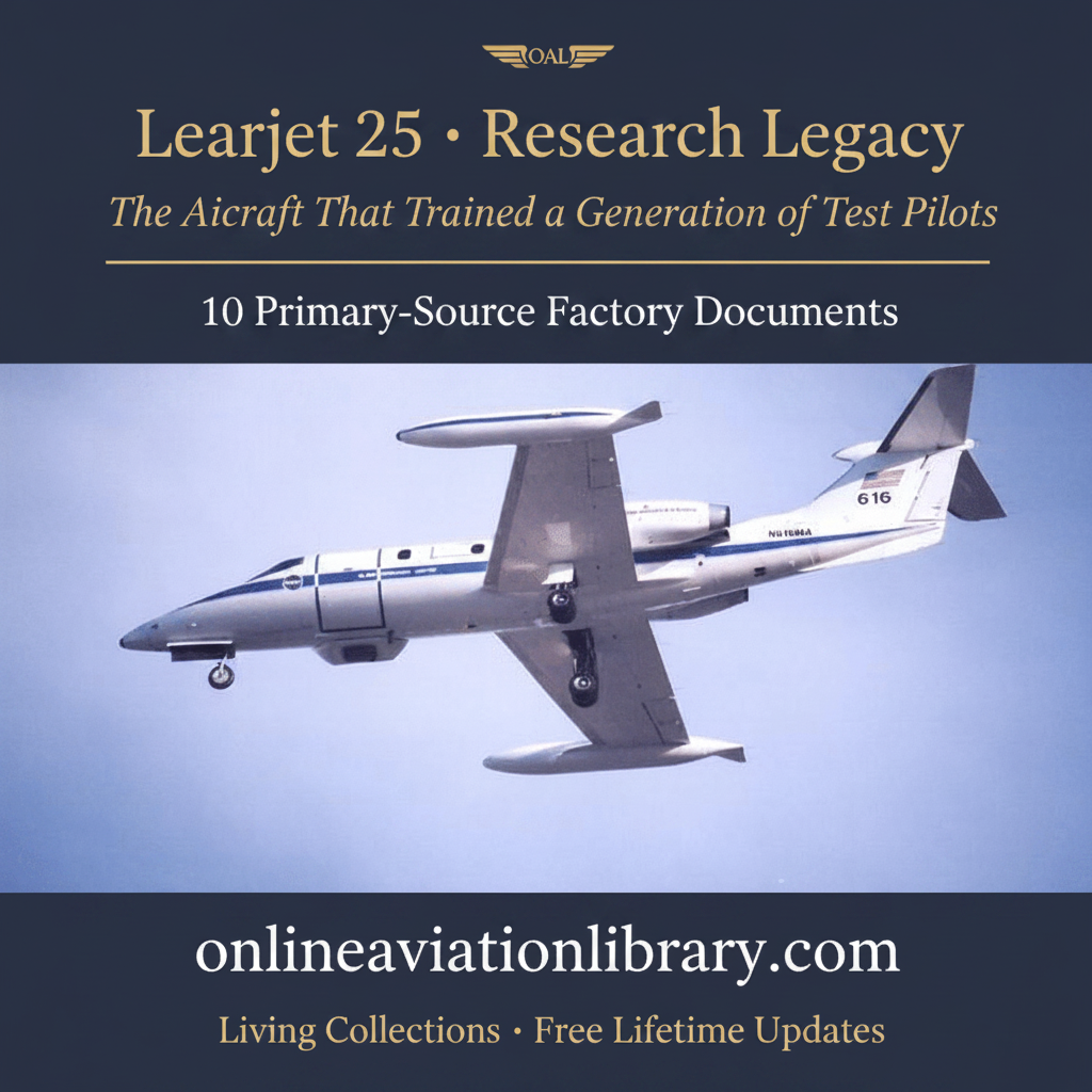 Learjet 25 Radome Square Banner