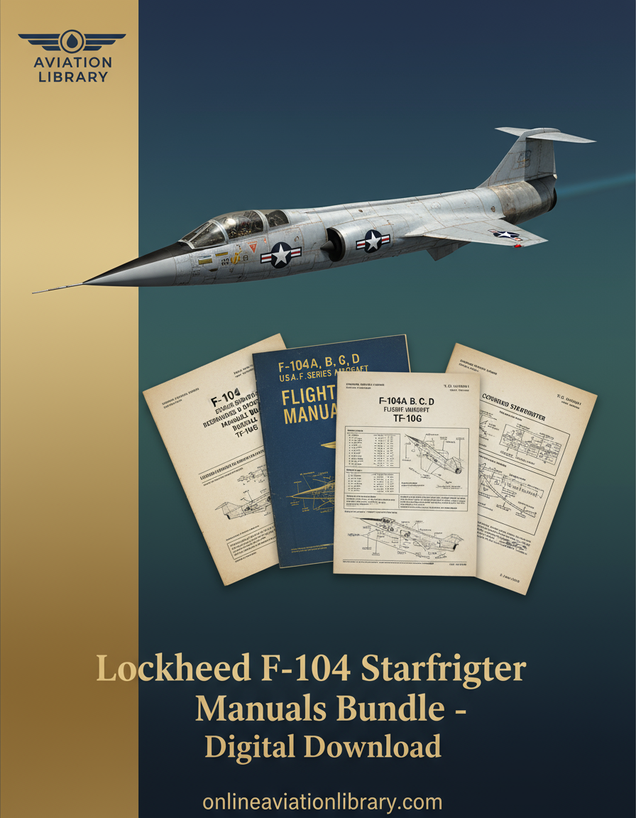 Lockheed F-104 Starfighter Manuals Bundle Banner